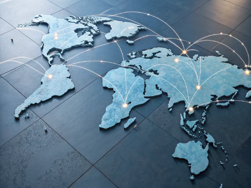 Global trade coordination network
